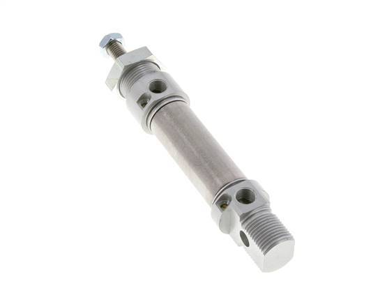 ISO 6432 Round Double Acting Cylinder 20-25mm - Magnetic - Damping