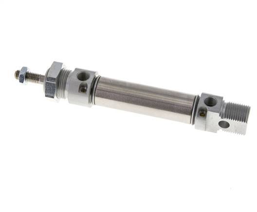 ISO 6432 Round Double Acting Cylinder 20-40mm - Magnetic - Damping