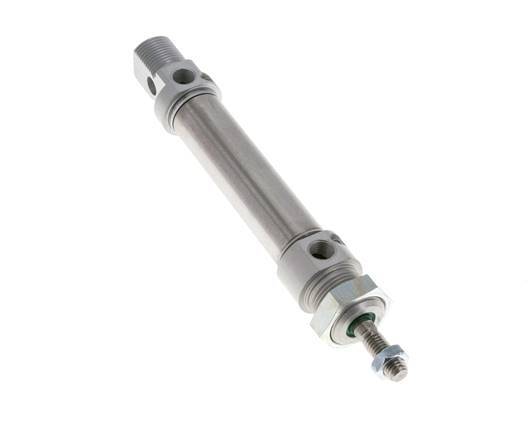 ISO 6432 Round Double Acting Cylinder 20-50mm - Magnetic - Damping