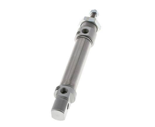 ISO 6432 Round Double Acting Cylinder 20-50mm - Magnetic - Damping