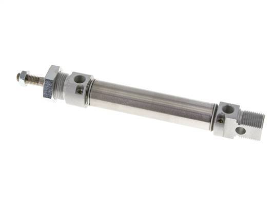 ISO 6432 Round Double Acting Cylinder 20-65mm - Magnetic - Damping