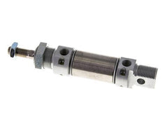 ISO 6432 Round Double Acting Cylinder 25-10mm - Magnetic - Damping
