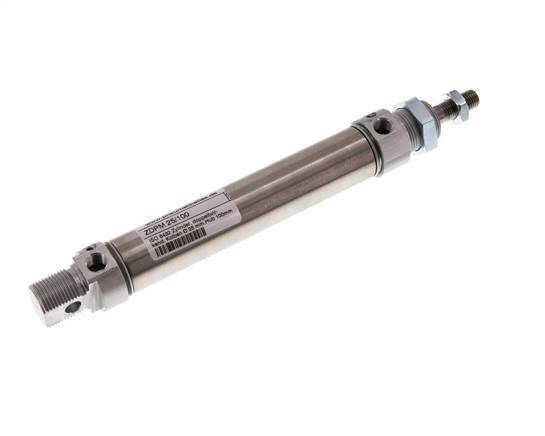 ISO 6432 Round Double Acting Cylinder 25-100mm - Magnetic - Damping