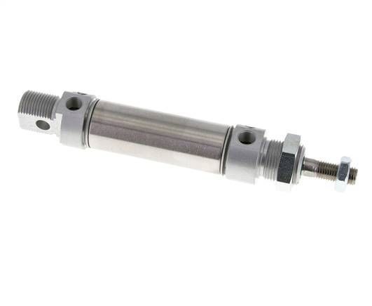 ISO 6432 Round Double Acting Cylinder 25-40mm - Magnetic - Damping