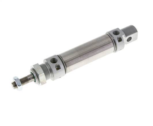ISO 6432 Round Double Acting Cylinder 25-40mm - Magnetic - Damping