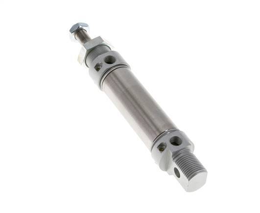 ISO 6432 Round Double Acting Cylinder 25-40mm - Magnetic - Damping