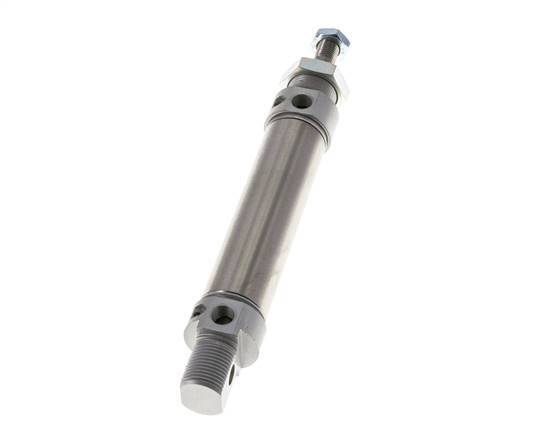 ISO 6432 Round Double Acting Cylinder 25-65mm - Magnetic - Damping