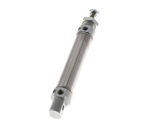 ISO 6432 Round Double Acting Cylinder 25-80mm - Magnetic - Damping