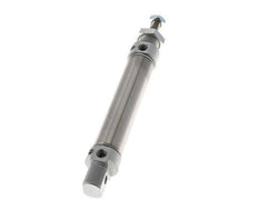 ISO 6432 Round Double Acting Cylinder 25-80mm - Magnetic - Damping