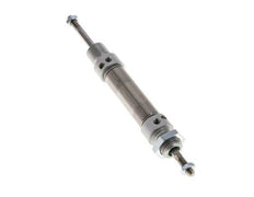 ISO 6432 Round Double Acting Cylinder 16-25mm - Magnetic - Damping - Male Threaded - Double Rod
