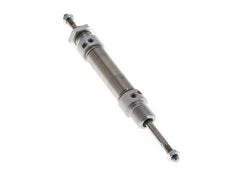 ISO 6432 Round Double Acting Cylinder 16-25mm - Magnetic - Damping - Male Threaded - Double Rod
