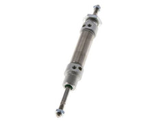ISO 6432 Round Double Acting Cylinder 16-25mm - Magnetic - Damping - Male Threaded - Double Rod