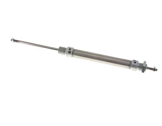 ISO 6432 Round Double Acting Cylinder 16-80mm - Magnetic - Damping - Male Threaded - Double Rod