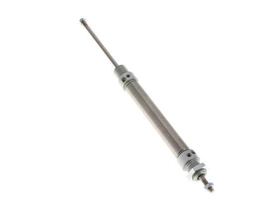 ISO 6432 Round Double Acting Cylinder 16-80mm - Magnetic - Damping - Male Threaded - Double Rod