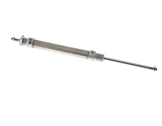 ISO 6432 Round Double Acting Cylinder 16-80mm - Magnetic - Damping - Male Threaded - Double Rod