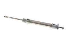 ISO 6432 Round Double Acting Cylinder 20-80mm - Magnetic - Damping - Male Threaded - Double Rod