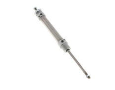 ISO 6432 Round Double Acting Cylinder 20-80mm - Magnetic - Damping - Male Threaded - Double Rod