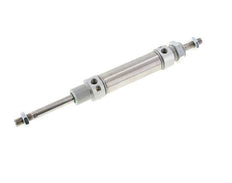 ISO 6432 Round Double Acting Cylinder 25-50mm - Magnetic - Damping - Male Threaded - Double Rod