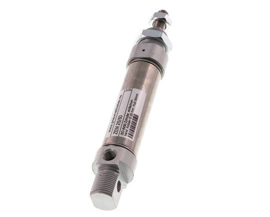 ISO 6432 Round Single Acting Cylinder 25-50mm - Magnetic