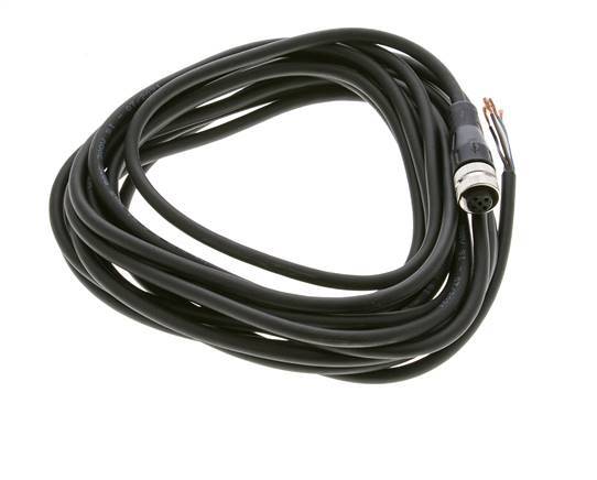 Connection Line Connector M12 5m