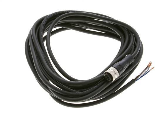 Connection Line Connector M12 5m