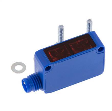 Diffuse-Reflective Photoelectric Sensor 3-1500 mm M8 3-pin