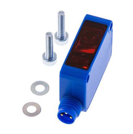 One-way Light Barrier Receiver 0-30000 mm M8 3-pin