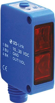 One-way Light Barrier Transmitter 0-30000 mm M8 3-pin
