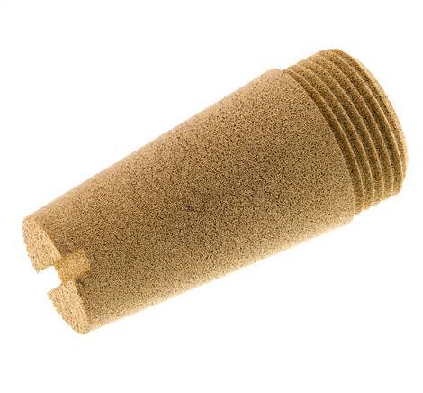 G1'' Sintered Bronze Pneumatic Muffler Screw Slot