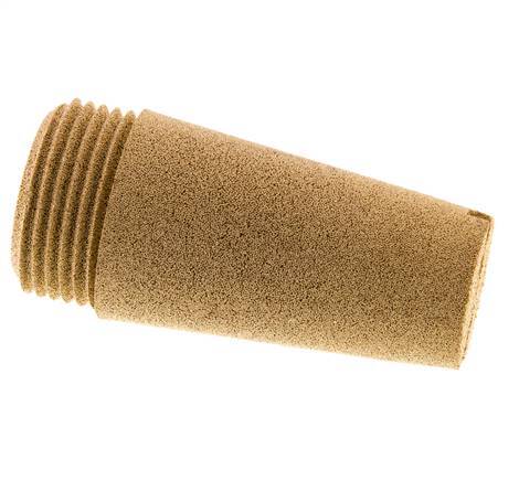 G1'' Sintered Bronze Pneumatic Muffler Screw Slot