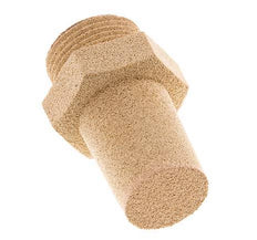 G3/4'' Sintered Bronze Pneumatic Muffler Hexagonal Fitting