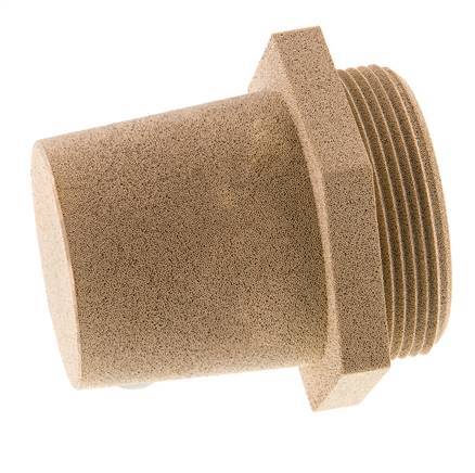 G2'' Sintered Bronze Pneumatic Muffler Hexagonal Fitting