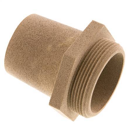G2'' Sintered Bronze Pneumatic Muffler Hexagonal Fitting