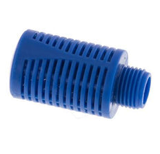 G1/8'' Plastic Pneumatic Muffler Self-Cleaning Granulate Filling [5 Pieces]