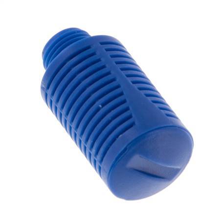 G1/8'' Plastic Pneumatic Muffler Self-Cleaning Granulate Filling [5 Pieces]