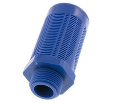 G1'' Plastic Pneumatic Muffler Self-Cleaning Granulate Filling