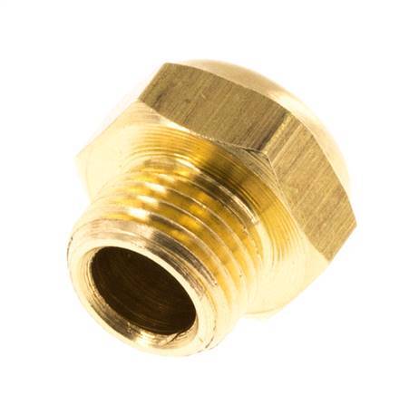 G1/8'' Brass Compact Pneumatic Muffler 1.4301 Wire Mesh [5 Pieces]