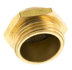 G1'' Brass Compact Pneumatic Muffler 1.4301 Wire Mesh