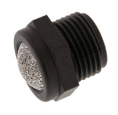 G3/8'' PA Compact Pneumatic Muffler 1.4301 Wire Mesh [2 Pieces]