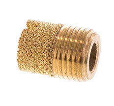 G1/8'' Sintered Bronze Compact Cylindrical Pneumatic Muffler [5 Pieces]