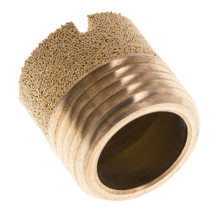 G1/2'' Sintered Bronze Compact Cylindrical Pneumatic Muffler