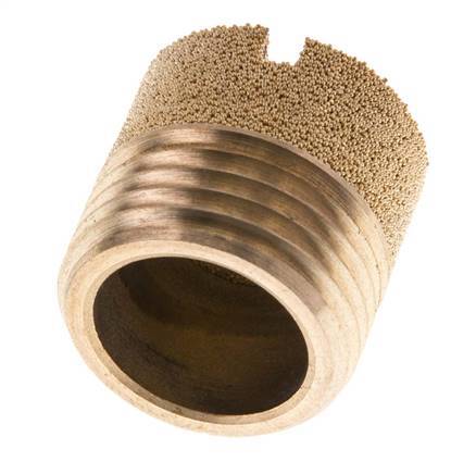 G1/2'' Sintered Bronze Compact Cylindrical Pneumatic Muffler
