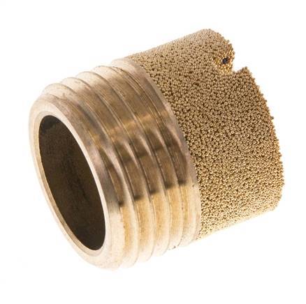 G1/2'' Sintered Bronze Compact Cylindrical Pneumatic Muffler