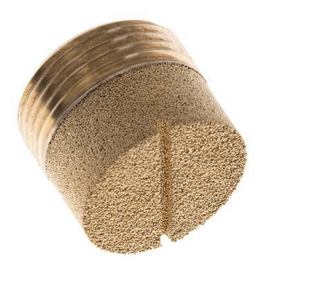 G3/4'' Sintered Bronze Compact Cylindrical Pneumatic Muffler