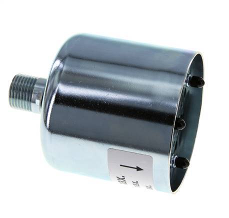 G1/2'' High Flow Multi-Chamber Pneumatic Muffler