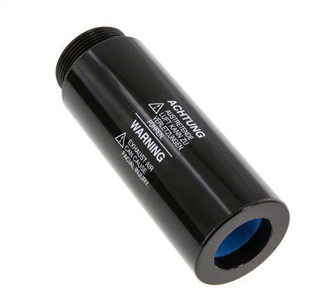 G1-1/2'' Aluminum Free-Flow Pneumatic Muffler