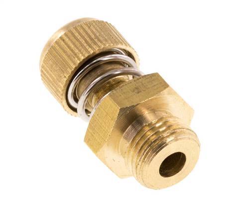 G1/8'' Brass Flow Control Muffler With Knurled Screw [2 Pieces]