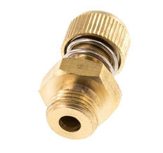 G1/8'' Brass Flow Control Muffler With Knurled Screw [2 Pieces]