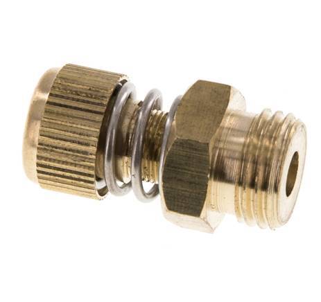 G3/8'' Brass Flow Control Muffler With Knurled Screw