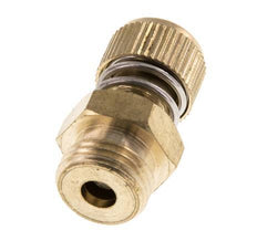 G3/8'' Brass Flow Control Muffler With Knurled Screw